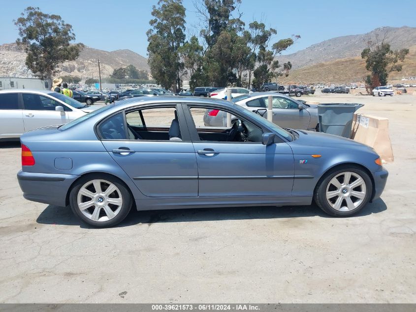 2003 BMW 325I VIN: WBAET37443NJ41391 Lot: 39621573