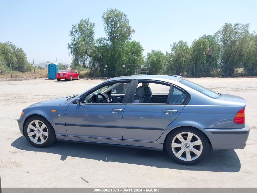 2003 BMW 325I VIN: WBAET37443NJ41391 Lot: 39621573
