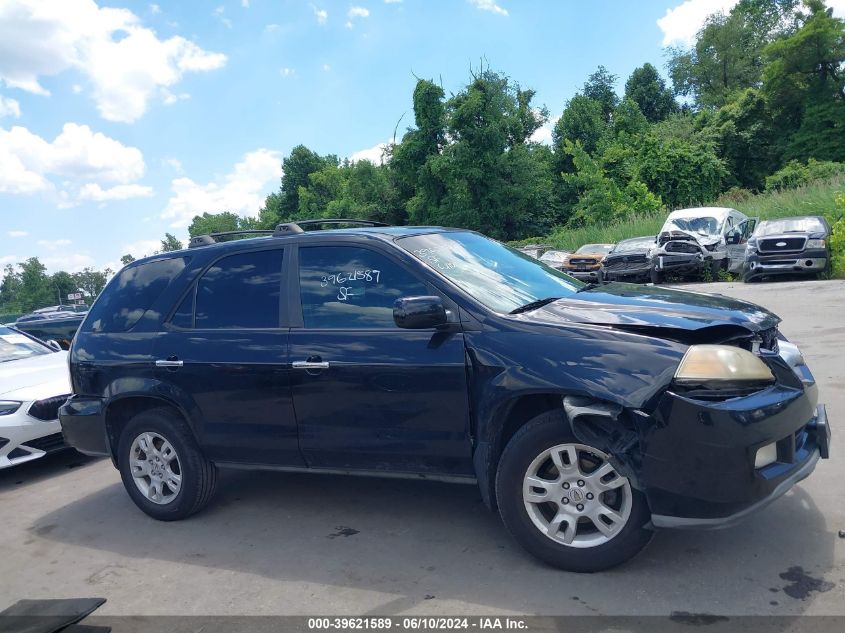 2006 Acura Mdx VIN: 2HNYD18806H550613 Lot: 39621589