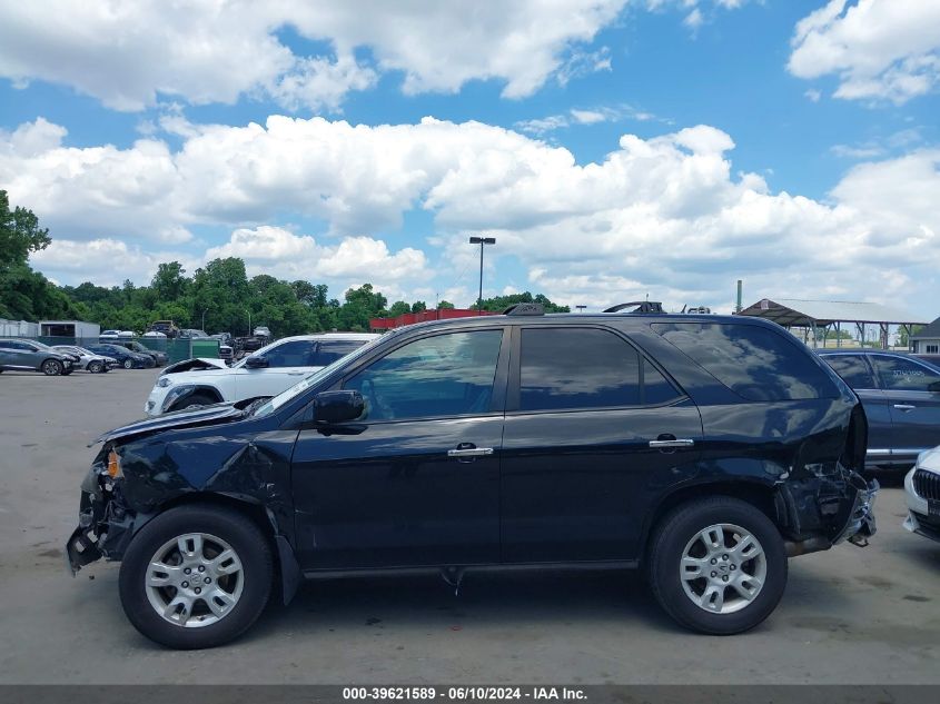 2006 Acura Mdx VIN: 2HNYD18806H550613 Lot: 39621589