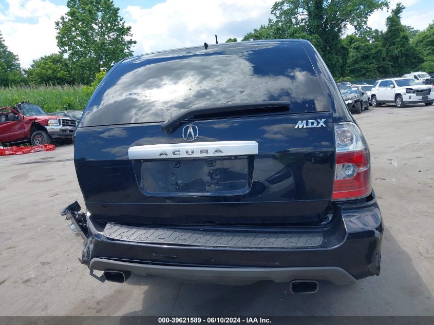 2006 Acura Mdx VIN: 2HNYD18806H550613 Lot: 39621589