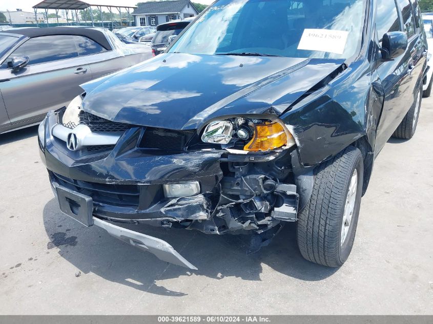 2006 Acura Mdx VIN: 2HNYD18806H550613 Lot: 39621589