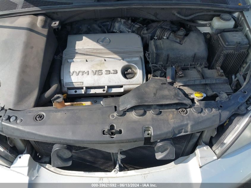 2005 Lexus Rx 330 VIN: JTJHA31U950074556 Lot: 39621592