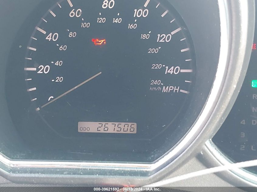 2005 Lexus Rx 330 VIN: JTJHA31U950074556 Lot: 39621592