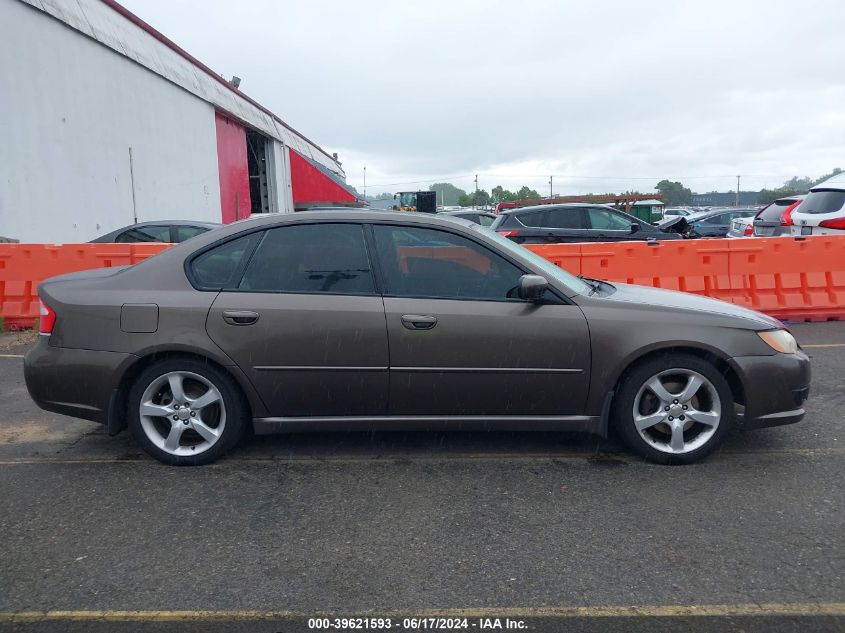 2009 Subaru Legacy 2.5I VIN: 4S3BL616597236847 Lot: 39621593