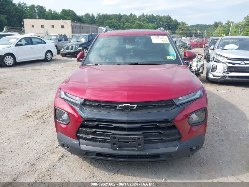 2021 Chevrolet Trailblazer Awd Lt VIN: KL79MRSL3MB105033 Lot: 39621602