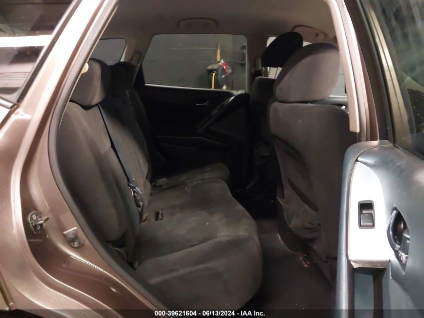 2009 Nissan Murano S VIN: JN8AZ18W09W116337 Lot: 39621604