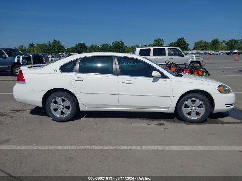 2008 Chevrolet Impala Lt VIN: 2G1WT58K689181152 Lot: 39621619