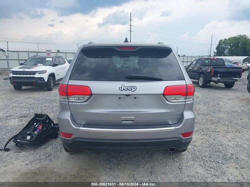 2017 Jeep Grand Cherokee Limited 4X2 VIN: 1C4RJEBG7HC765891 Lot: 39621631