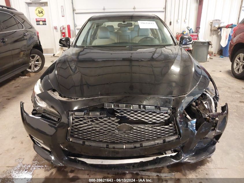 2014 Infiniti Q50 VIN: JN1BV7AR3EM701800 Lot: 39621643