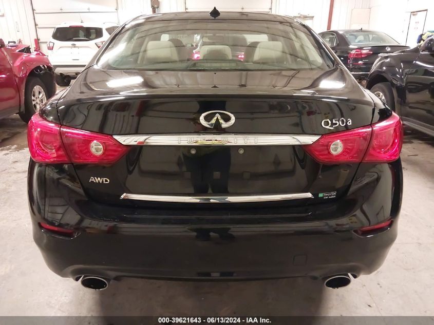 2014 Infiniti Q50 VIN: JN1BV7AR3EM701800 Lot: 39621643