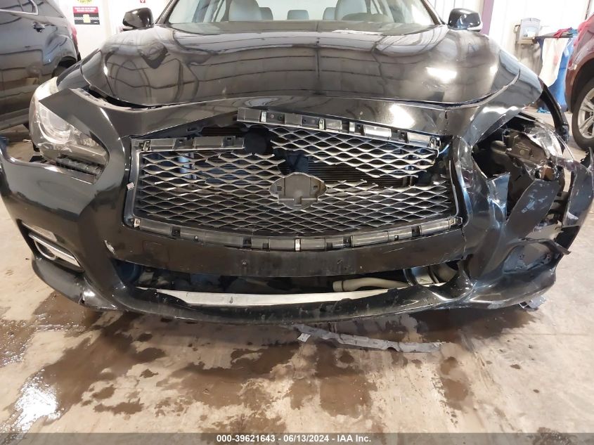 2014 Infiniti Q50 VIN: JN1BV7AR3EM701800 Lot: 39621643