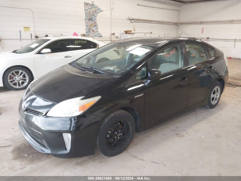 2013 Toyota Prius One/Two/Three/Four/Five/Persona VIN: JTDKN3DU1D5689595 Lot: 39621668