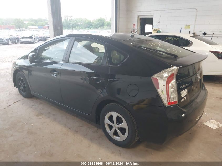 2013 Toyota Prius One/Two/Three/Four/Five/Persona VIN: JTDKN3DU1D5689595 Lot: 39621668