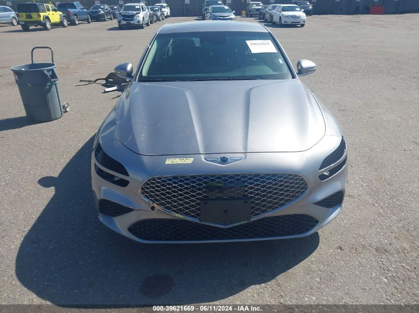 2023 Genesis G70 2.0T Rwd VIN: KMTG34TA5PU125212 Lot: 39621669