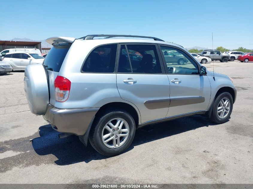 2001 Toyota Rav4 VIN: JTEGH20V810009962 Lot: 39621680
