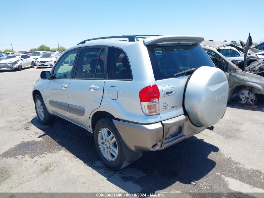 2001 Toyota Rav4 VIN: JTEGH20V810009962 Lot: 39621680