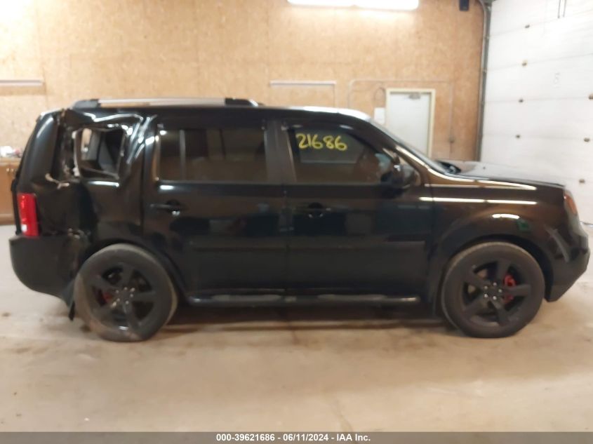 2012 Honda Pilot Ex-L VIN: 5FNYF4H55CB061794 Lot: 39621686