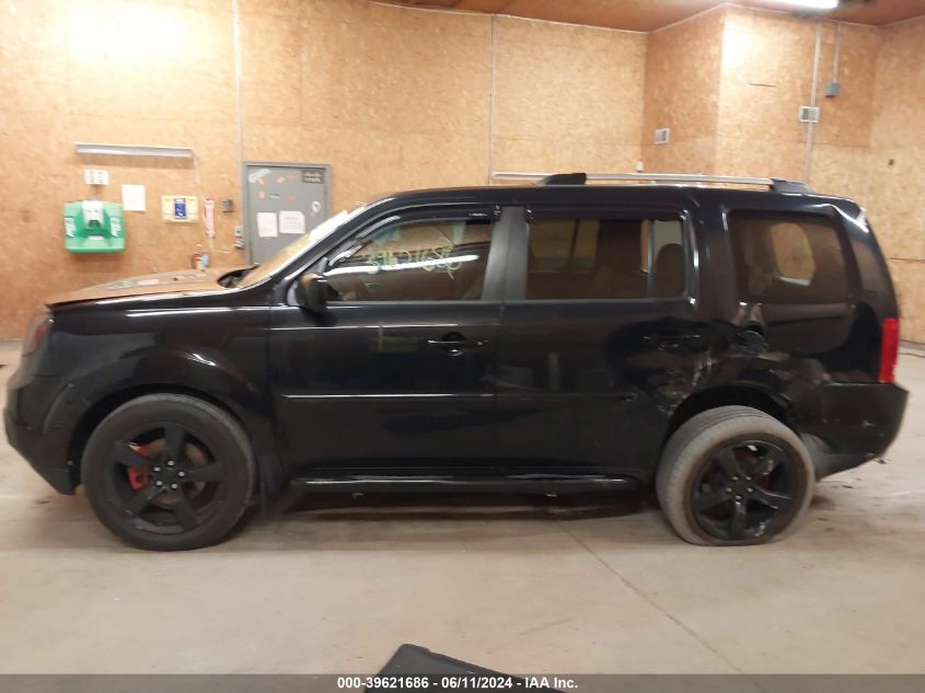 2012 Honda Pilot Ex-L VIN: 5FNYF4H55CB061794 Lot: 39621686