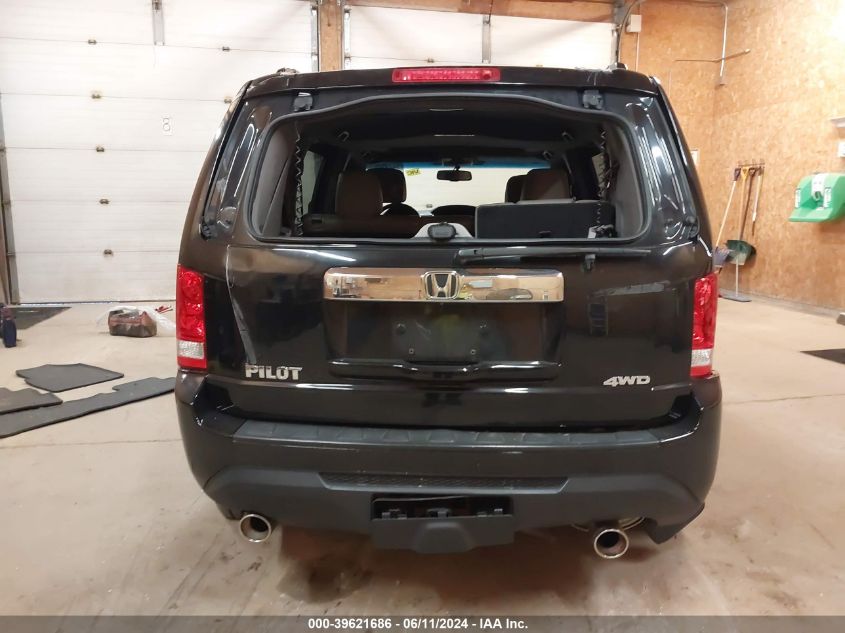 2012 Honda Pilot Ex-L VIN: 5FNYF4H55CB061794 Lot: 39621686