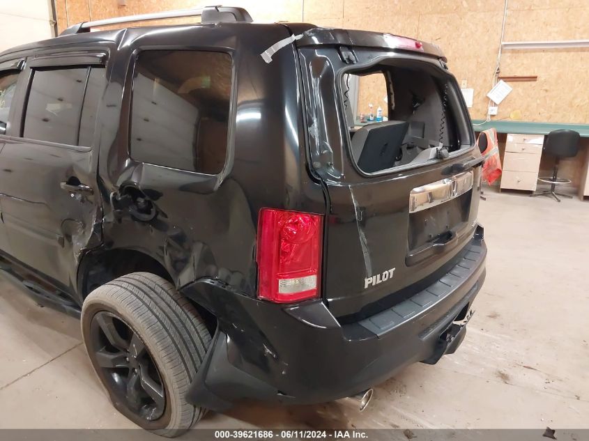 2012 Honda Pilot Ex-L VIN: 5FNYF4H55CB061794 Lot: 39621686