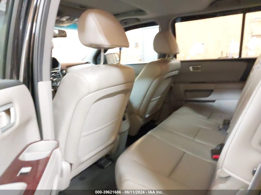 2012 Honda Pilot Ex-L VIN: 5FNYF4H55CB061794 Lot: 39621686