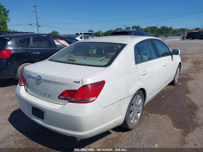 2007 Toyota Avalon Xls VIN: 4T1BK36B27U190623 Lot: 39621692