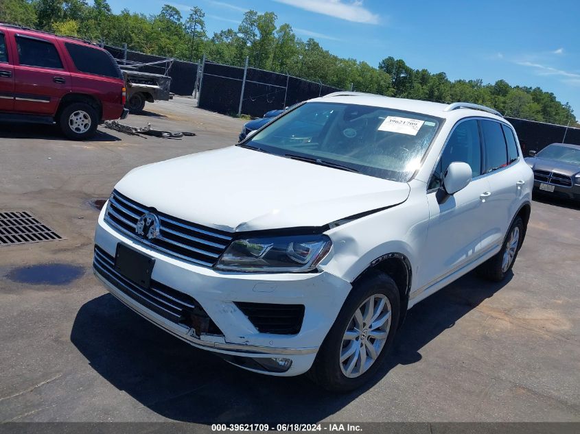 2016 Volkswagen Touareg Vr6 Sport VIN: WVGEF9BP8GD012446 Lot: 39621709