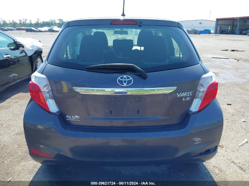 2014 Toyota Yaris Le (Tmc/Cbu Plant) VIN: JTDKTUD32ED574319 Lot: 39621724