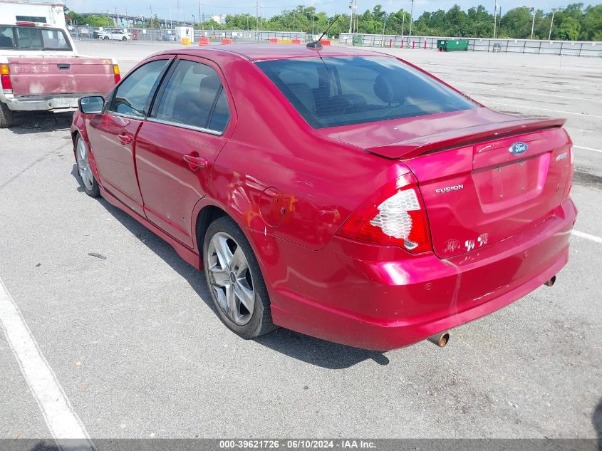 2011 Ford Fusion Sport VIN: 3FAHP0KC7BR340681 Lot: 39621726