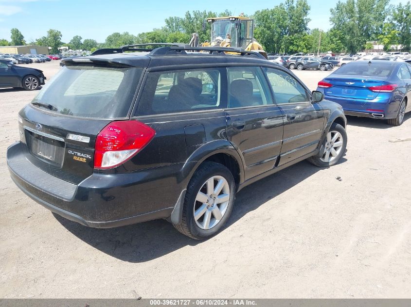 2009 Subaru Outback 2.5I VIN: 4S4BP61C697325929 Lot: 39621727