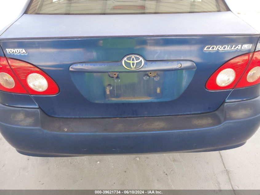 2005 Toyota Corolla Le VIN: 1NXBR32E55Z362085 Lot: 39621734