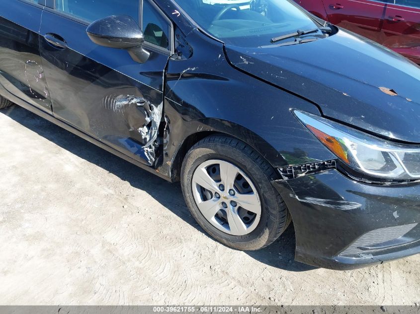 2018 Chevrolet Cruze Ls Auto VIN: 1G1BC5SM3J7214799 Lot: 39621755