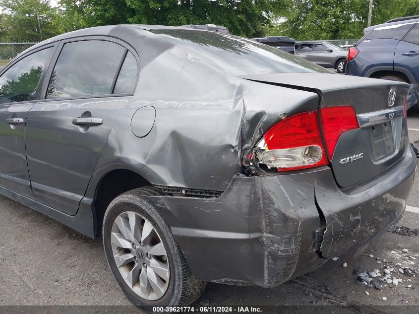 2010 Honda Civic Ex-L VIN: 2HGFA1F90AH513735 Lot: 39621774