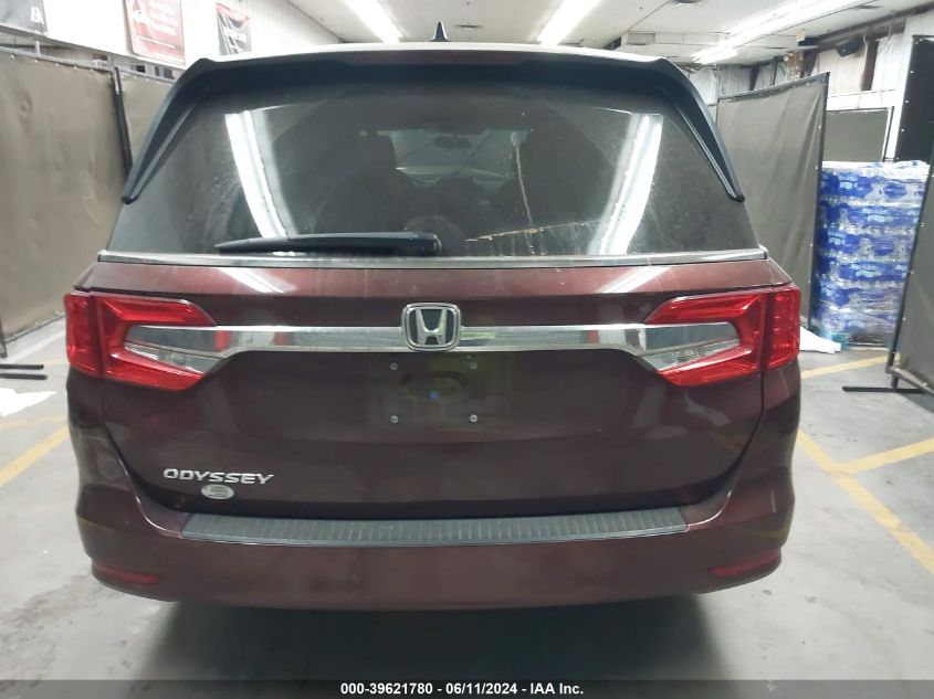 2018 Honda Odyssey Ex VIN: 5FNRL6H53JB101215 Lot: 39621780