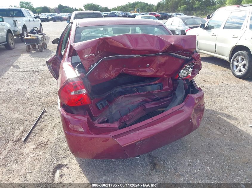 2006 Chevrolet Malibu Lt VIN: 1G1ZT51816F291381 Lot: 39621795