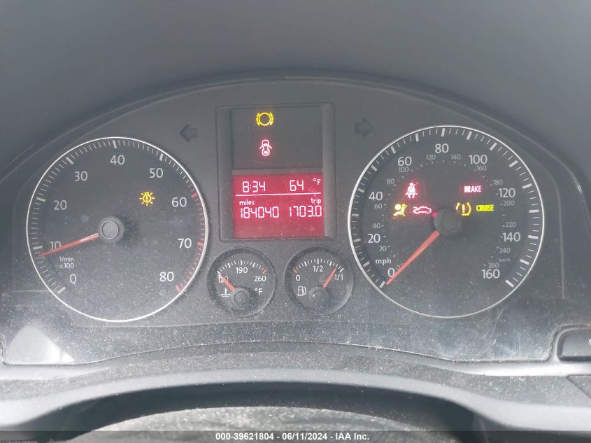 2007 Volkswagen Jetta VIN: 3VWGF71K97M031189 Lot: 39621804