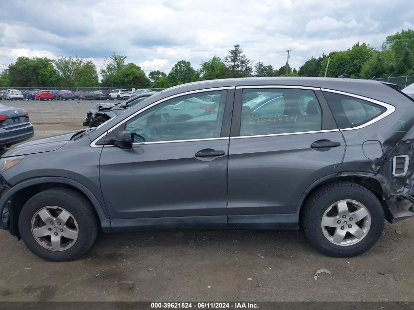 2014 Honda Cr-V Lx VIN: 2HKRM4H31EH606189 Lot: 39621824