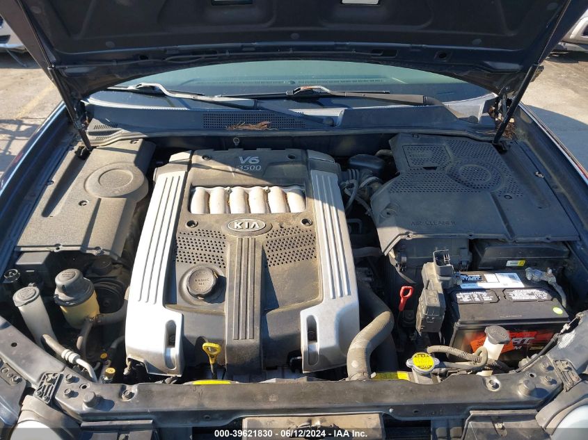 2005 Kia Amanti VIN: KNALD124655074621 Lot: 39621830