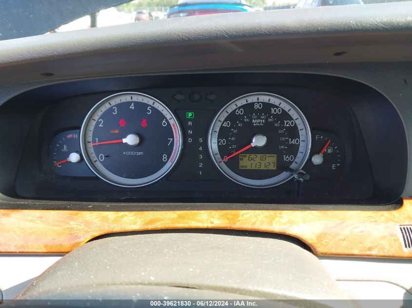 2005 Kia Amanti VIN: KNALD124655074621 Lot: 39621830