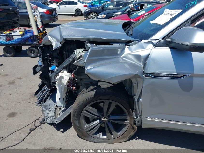 2021 Volkswagen Atlas Cross Sport 3.6L V6 Se W/Technology R-Line VIN: 1V2NE2CA9MC200806 Lot: 39621863