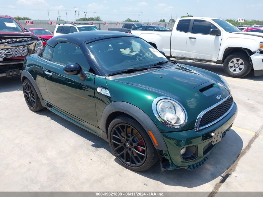 2012 Mini Cooper Coupe John Cooper Works VIN: WMWSX5C58CT141441 Lot: 39621898