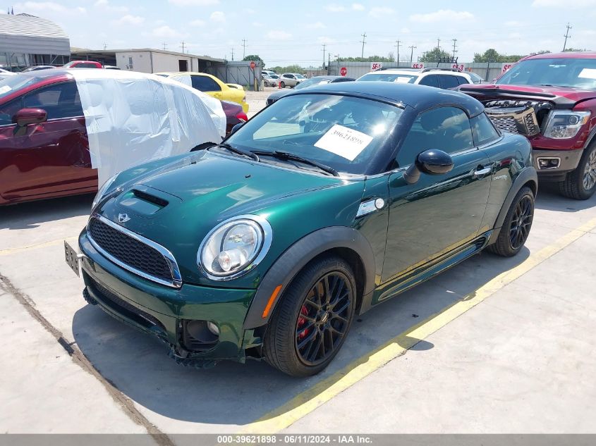 2012 Mini Cooper Coupe John Cooper Works VIN: WMWSX5C58CT141441 Lot: 39621898