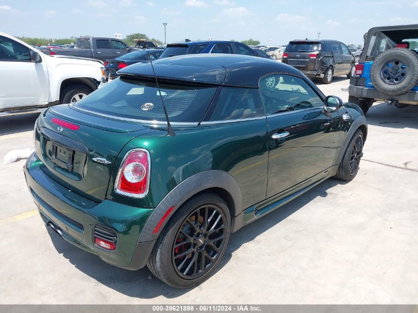 2012 Mini Cooper Coupe John Cooper Works VIN: WMWSX5C58CT141441 Lot: 39621898