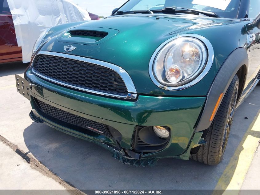 2012 Mini Cooper Coupe John Cooper Works VIN: WMWSX5C58CT141441 Lot: 39621898