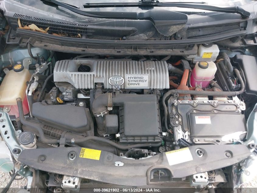 2013 Toyota Prius Two VIN: JTDKN3DU7D1658746 Lot: 39621902