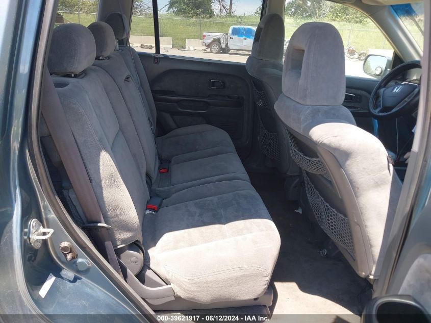 2005 Honda Pilot Ex VIN: 2HKYF18475H548702 Lot: 39621917