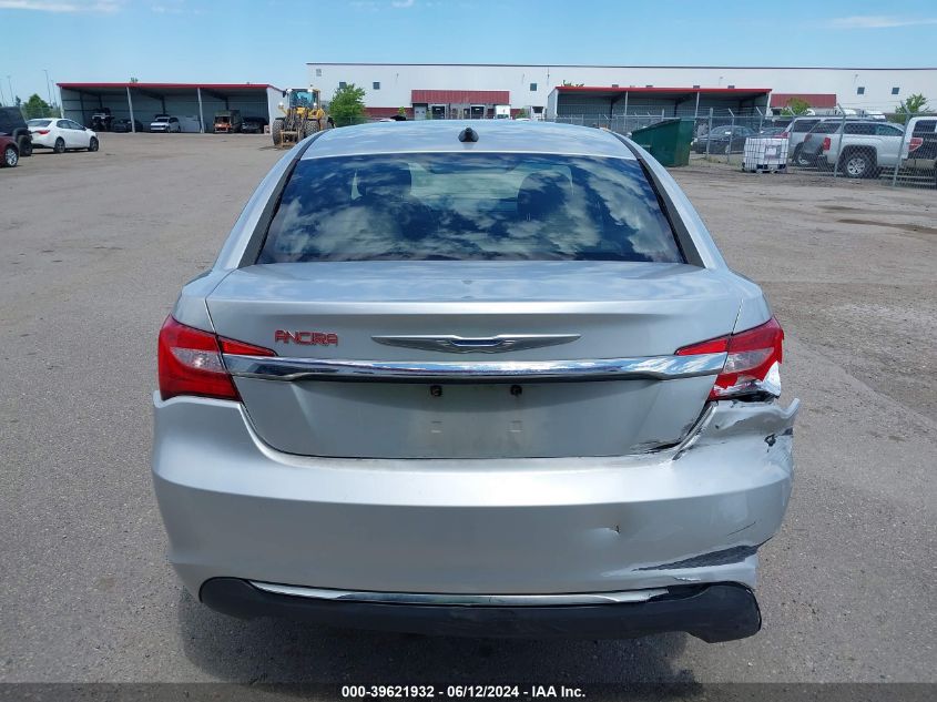 2012 Chrysler 200 Touring VIN: 1C3CCBBB0CN100982 Lot: 39621932