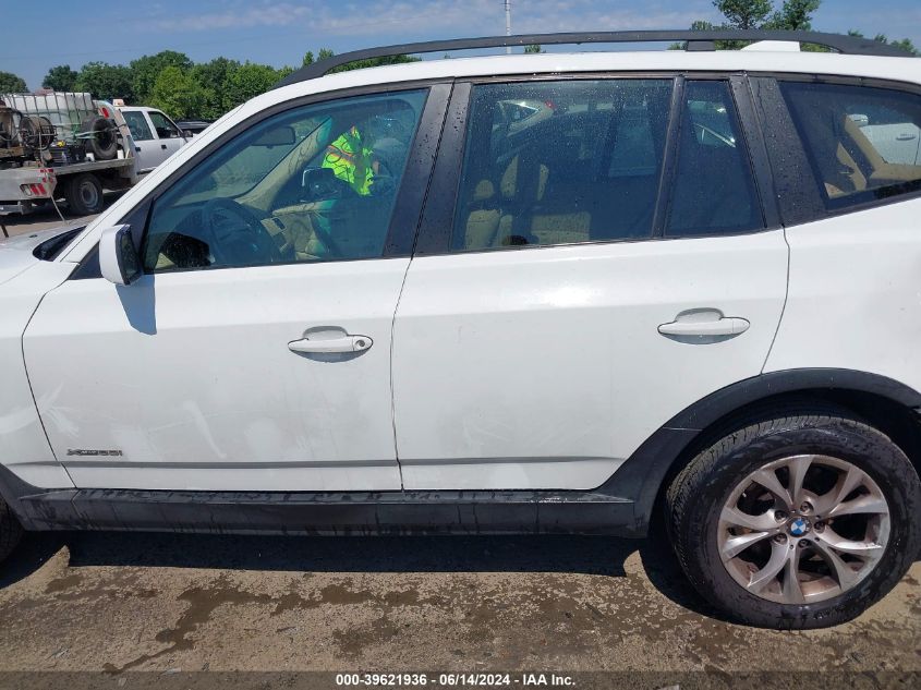 2009 BMW X3 xDrive30I VIN: WBXPC93419WJ29967 Lot: 39621936