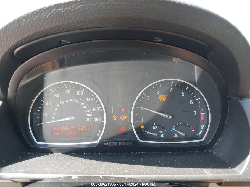 2009 BMW X3 xDrive30I VIN: WBXPC93419WJ29967 Lot: 39621936